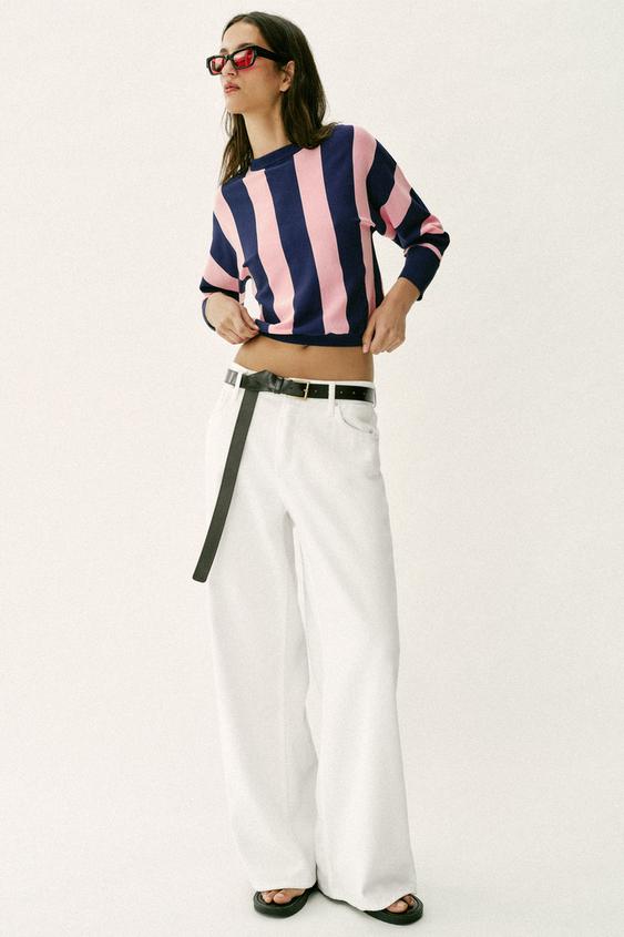 STRIPED KNIT SWEATSHIRT from Zara - $49.90