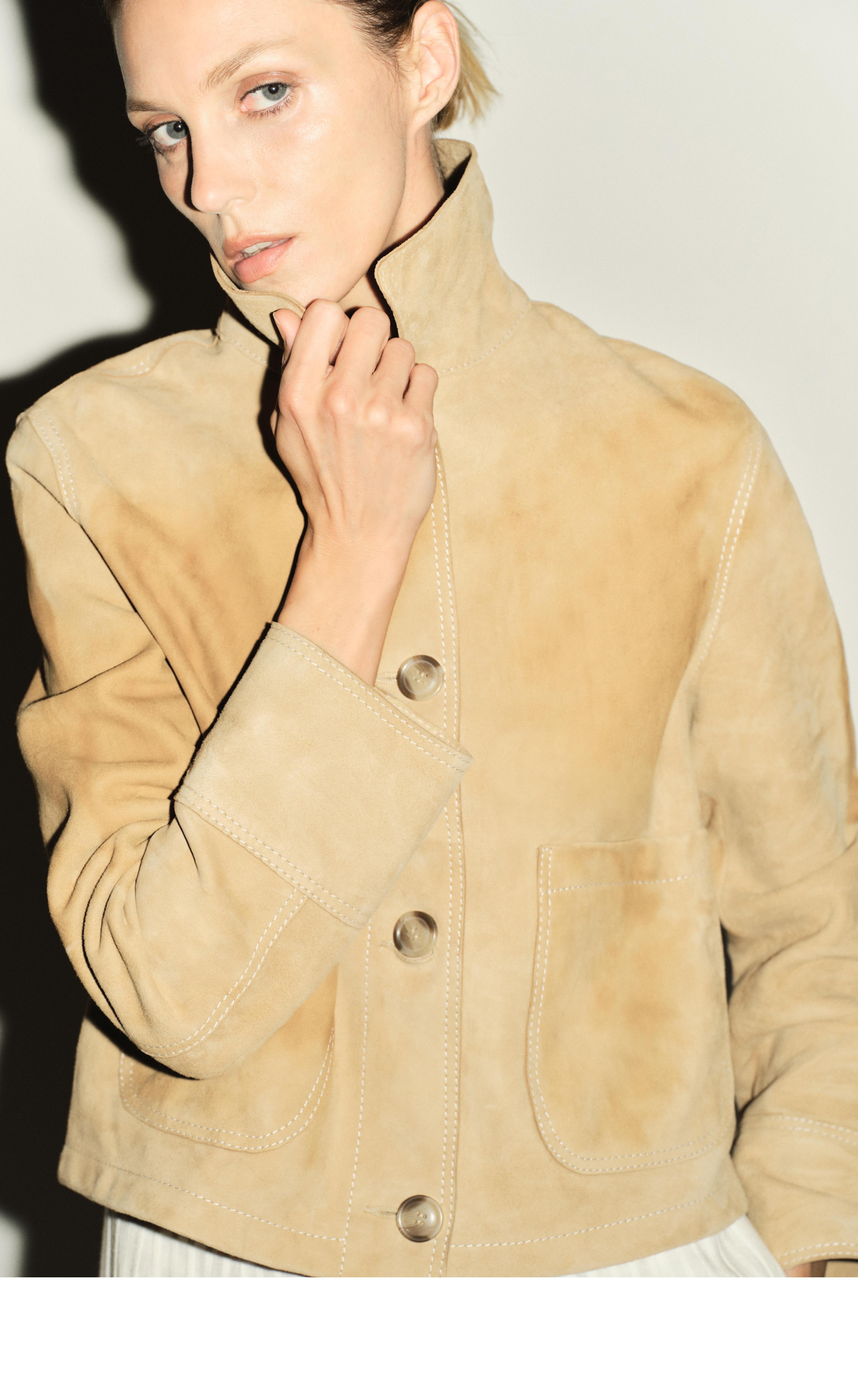 ACNE イエロースエードジャケット □ 公式 □ SAYSKY/セイスカイ ランニングジャケット IMRJA01