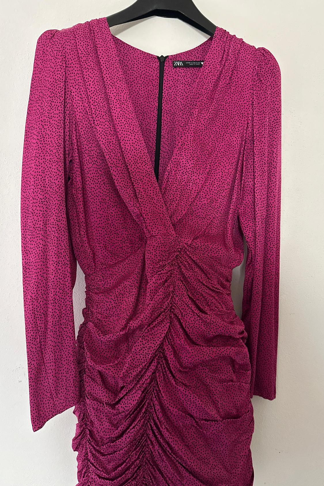 VESTITO SATINATO DRAPPEGGIATO - Image 3