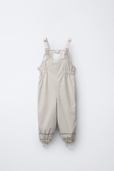 RUBBERISED WATER-RESISTANT JUMPSUIT - Ecru by Zara