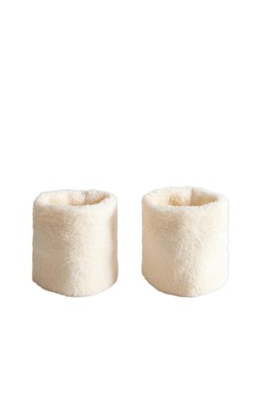 PACK OF ABSORBENT ANTI-DRIP WRISTBANDS (PACK OF 2) - Ivory by Zara