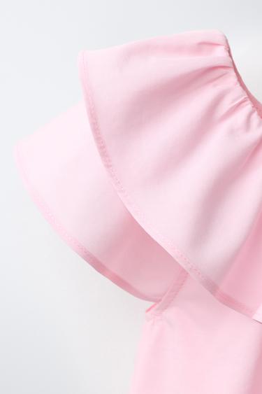 CHEMISE FLEURS BRODÉES - Rose de Zara - Image 3