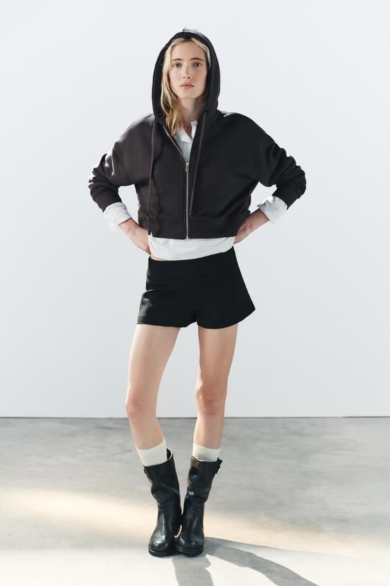 SHORTS MINI - Negro de Zara - Imagen 0