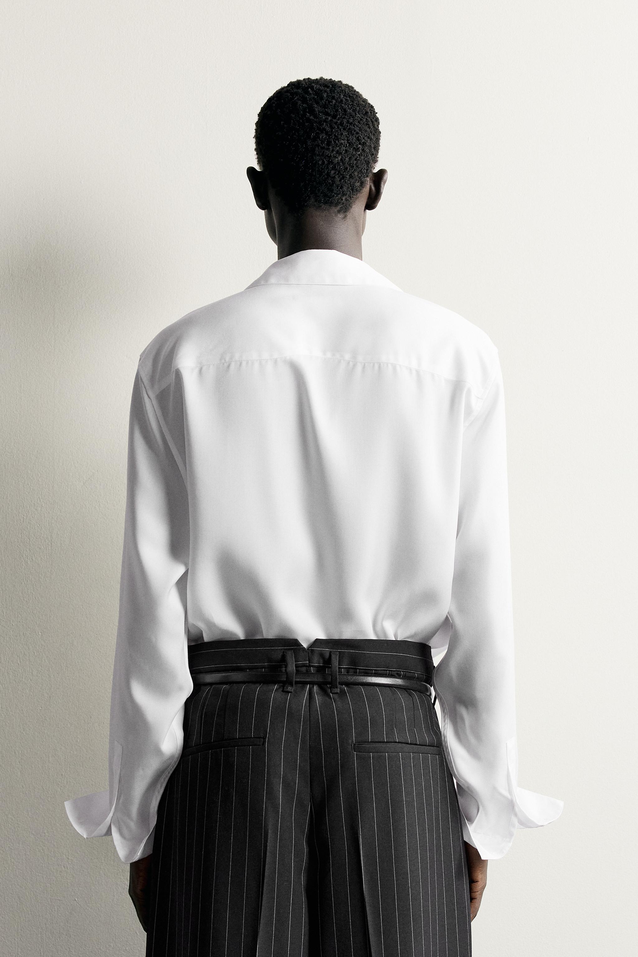 CHEMISE RELAXED FIT FLUIDE À NŒUD