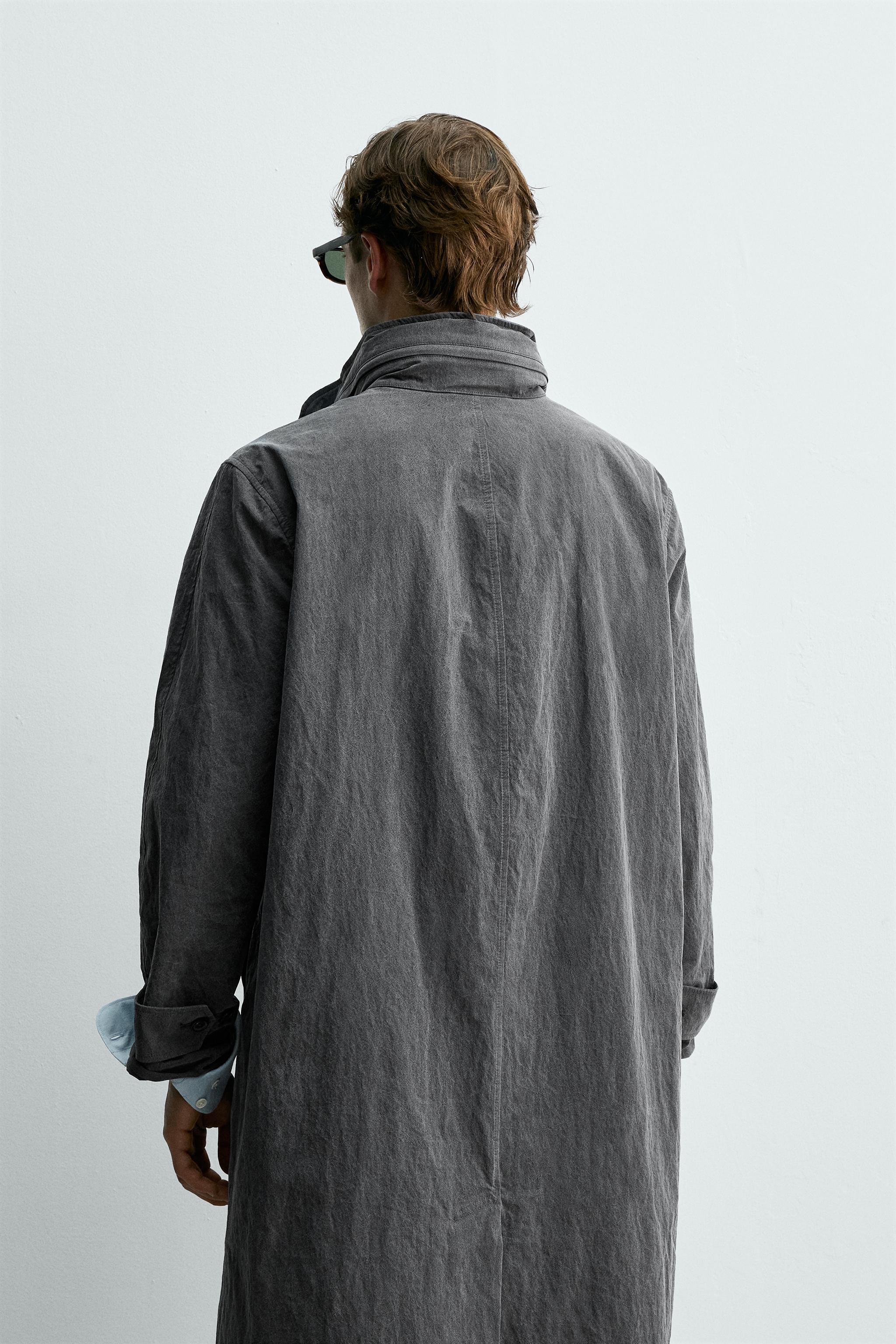 TRENCH LÉGER EFFET DÉLAVÉ AARON LEVINE X ZARA