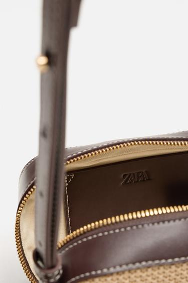 BRAIDED CROSSBODY BAG - Brown by Zara - Image 5