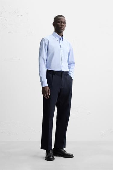 Zara COTTON SILK SHIRT - striped