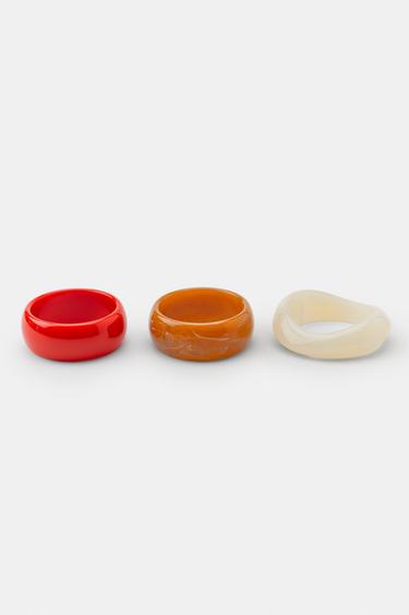PACK OF 3 RIGID BRACELETS - Multicoloured by Zara - Image 2