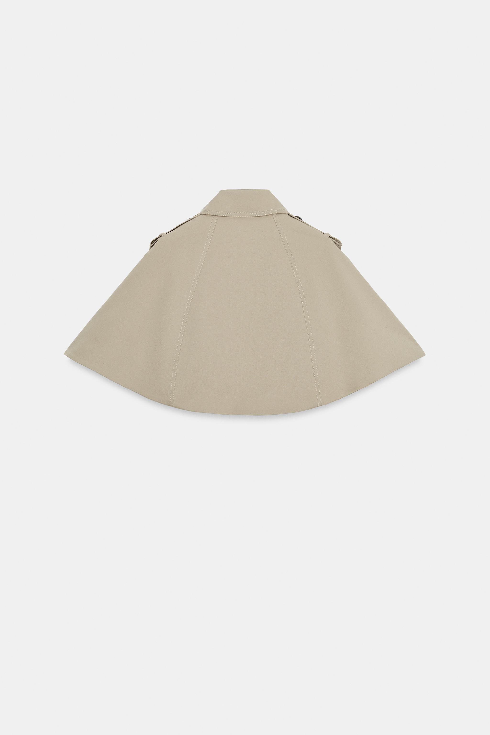 ZW COLLECTION LIMITED EDITION CROPPED TRENCH COAT
