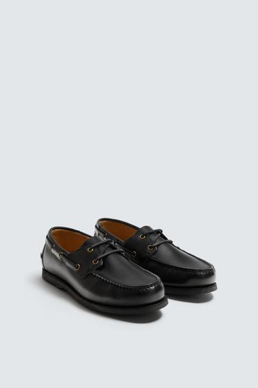 מוקסינים מעור - Limited Edition - שחור של Zara