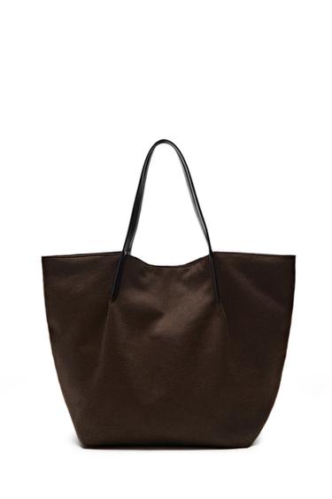 100% wool tote bag - LIMITED EDITION — Brown 1