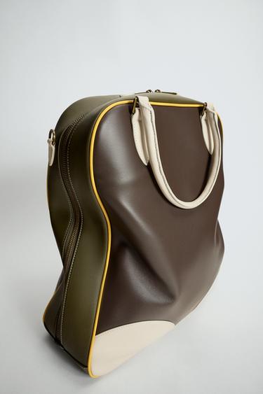 Zara HARRY LAMBERT FOR ZARA X DISNEY 皮革托特包 - 棕色
