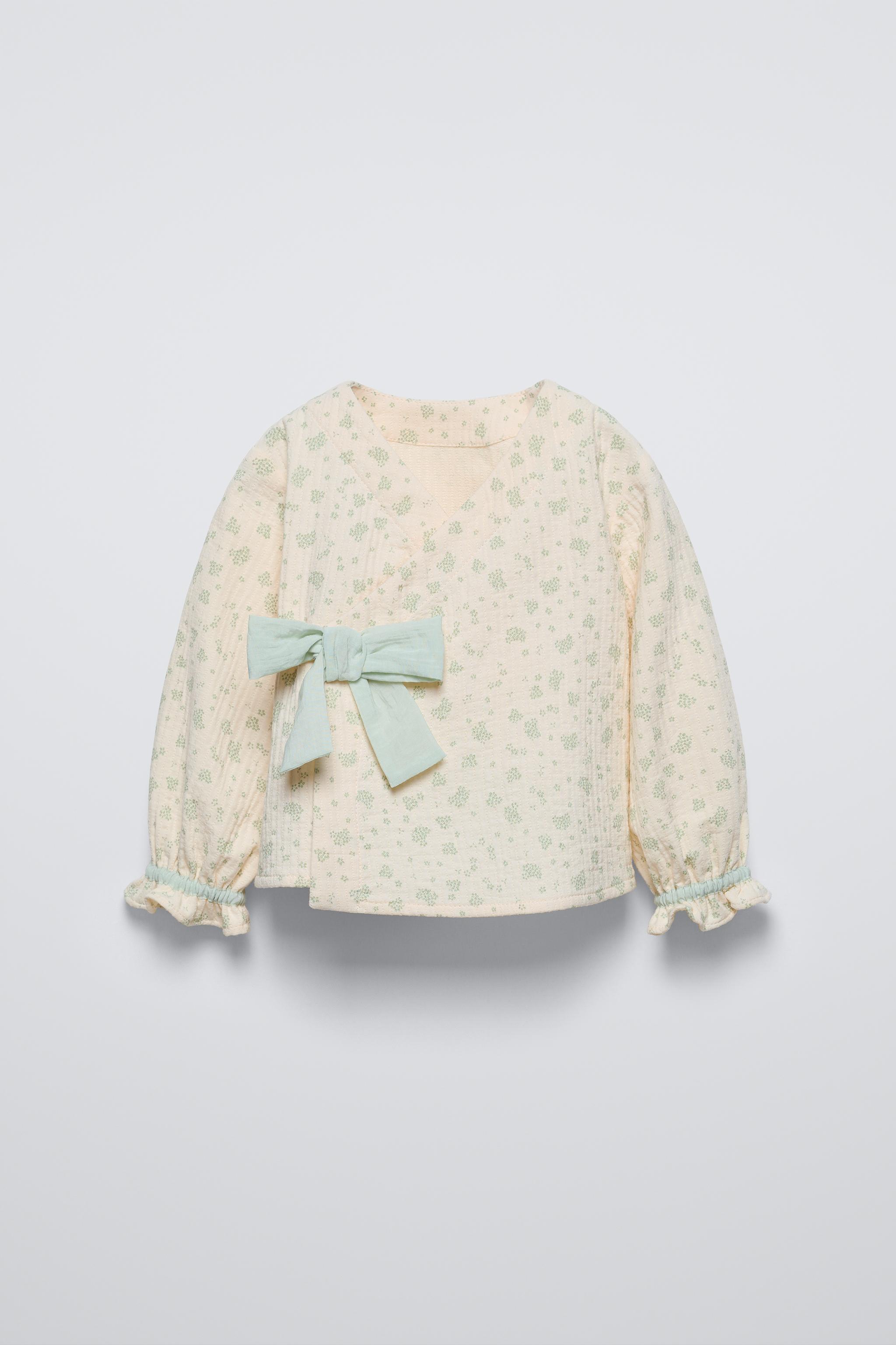クロスオーバーリボンシャツ - エクリュ | ZARA Japan / 日本