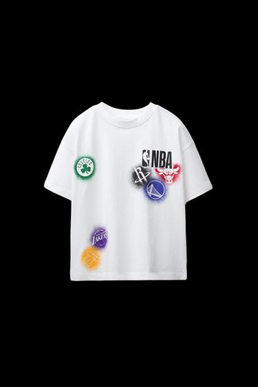 Zara NBA TEAM T-SHIRT - White - Image 0