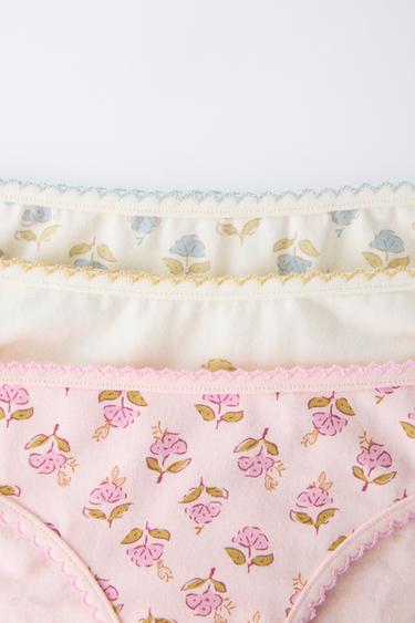 6-14 AÑOS/ PACK TRES BRAGUITAS BOHO - Multicolor de Zara