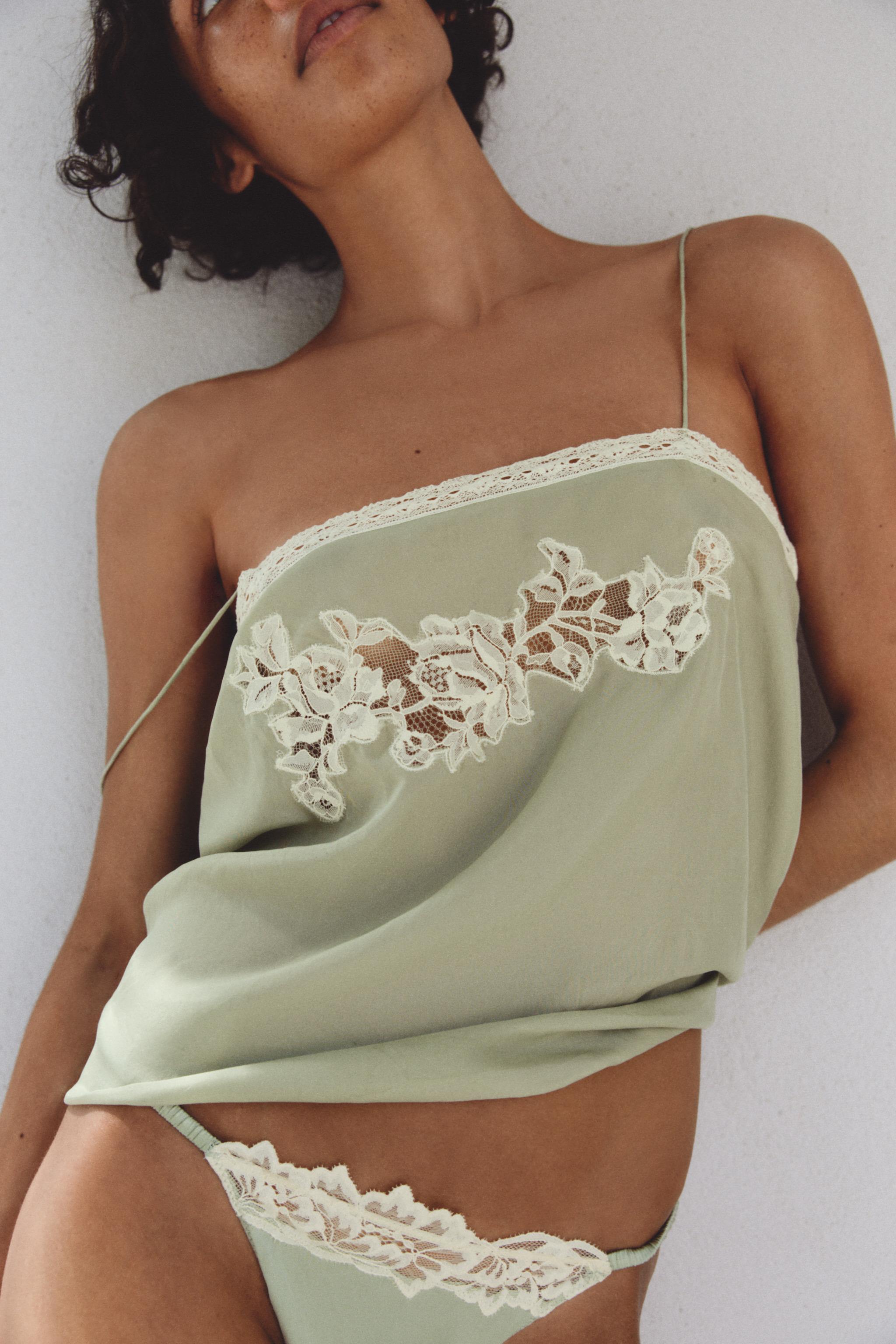 100% SILK FLORAL EMBROIDERED TOP