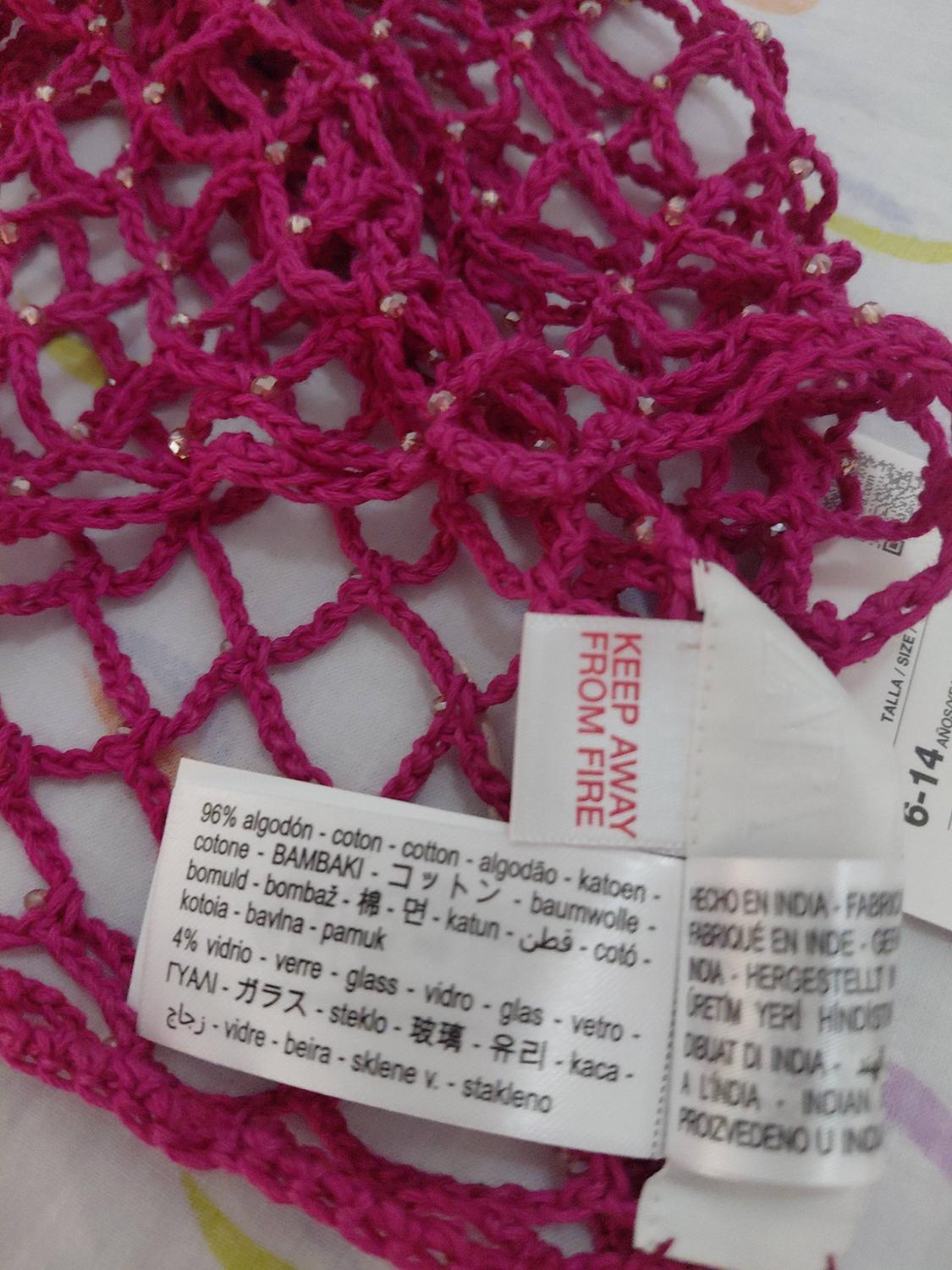 CROCHET KNIT BEANIE WITH BEADS - Image 6