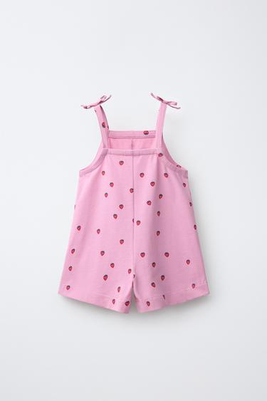COMBI-SHORT IMPRIMÉ FRAISES - Rose moyen de Zara - Image 1