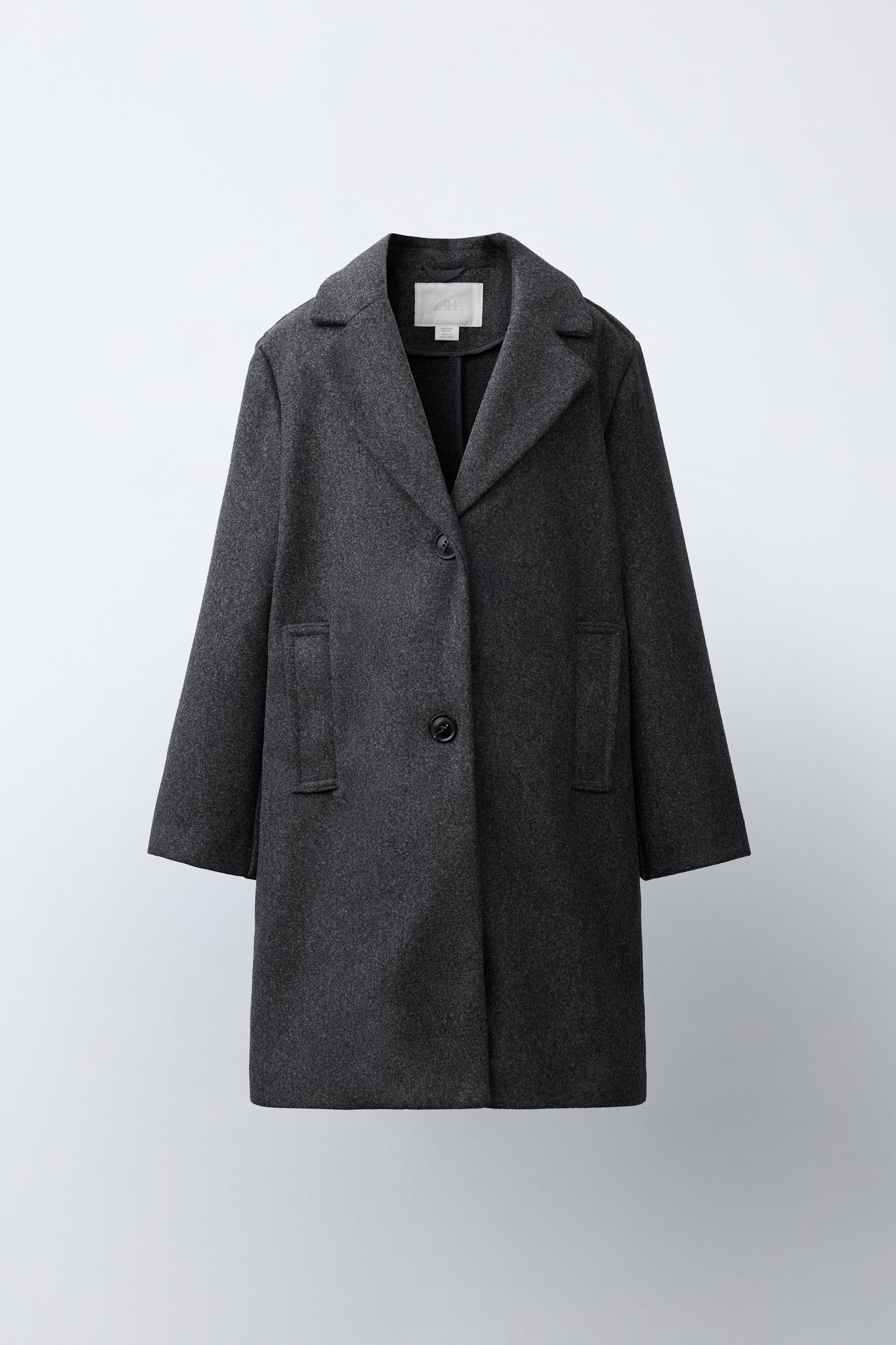 WOOL EFFECT COAT - Grey | ZARA South Africa