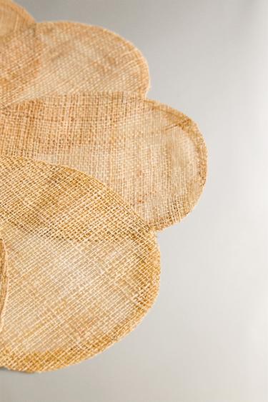 FLOWER RAMIE PLACEMAT - Pale pink by Zara - Image 2