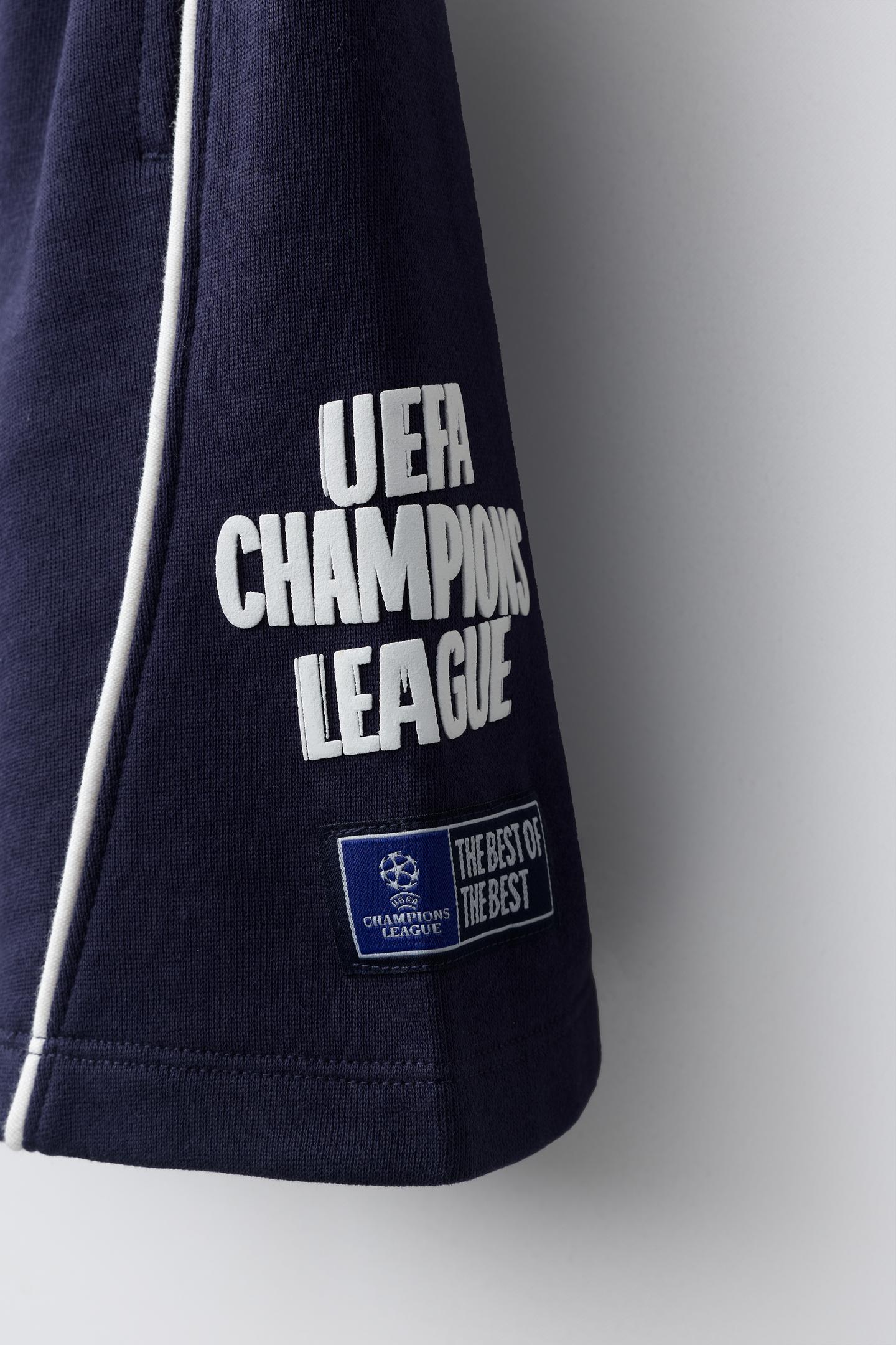 Детские шорты Zara UEFA Champions League® Shorts, цвет: Синий — фото 4