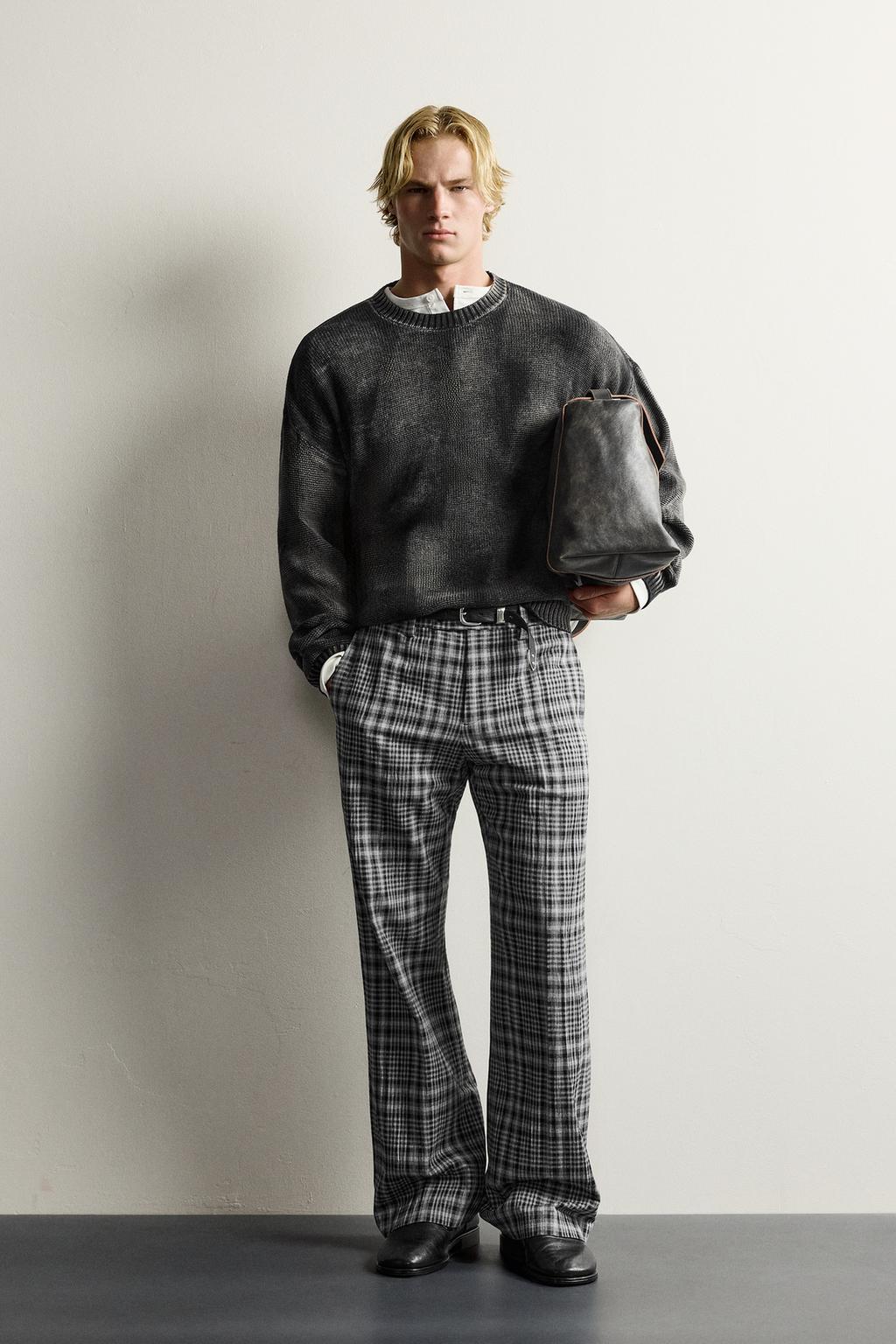 WASHED EFFECT RELAXED FIT JUMPER