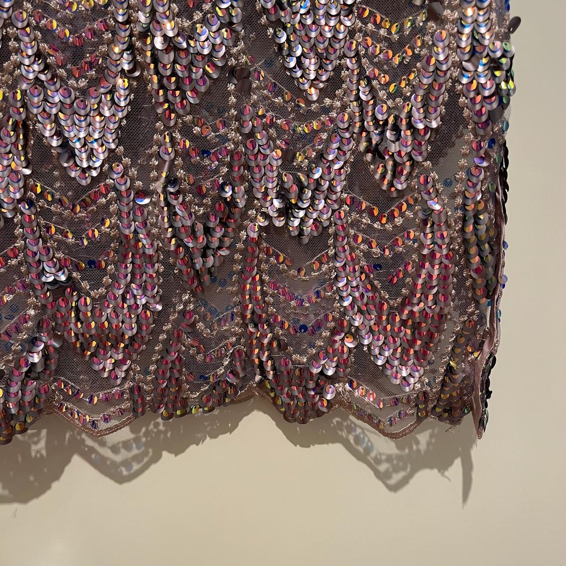 SEQUINNED MIDI SKIRT - Image 3