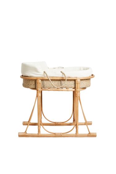 سرير سلة من الخيزران الهندي - بيج فاتح الخاص بـ Zara