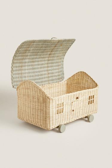 CORBEILLE ENFANT MAISON GRAND FORMAT - Beige clair de Zara - Image 1