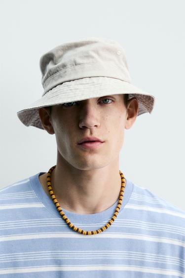 WASHED STRIPED T-SHIRT - Light blue by Zara - Image 4