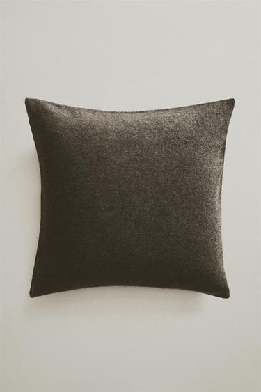 Zara CASHMERE CUSHION COVER - Dark gray
