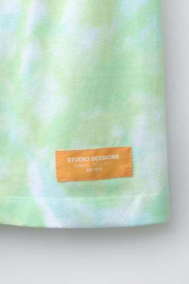 6-14 YEARS/ TIE DYE TEXT PYJAMAS - Green by Zara - Image 7