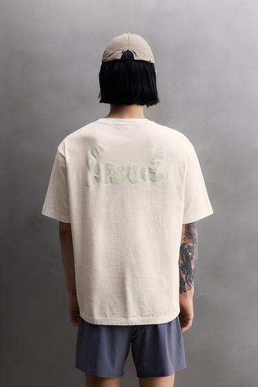SEOUL RUNNING T-SHIRT - Ecru / Beige by Zara - Image 2