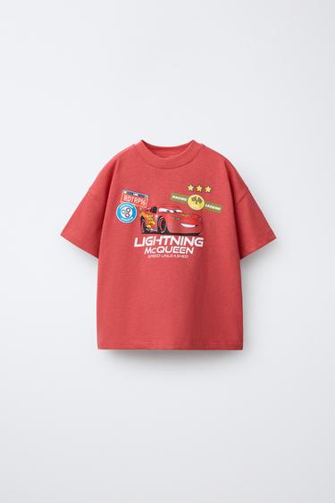 ФУТБОЛКА С ПРИНТОМ CARS LIGHTNING MCQUEEN © DISNEY — КРАСНЫЙ от Zara