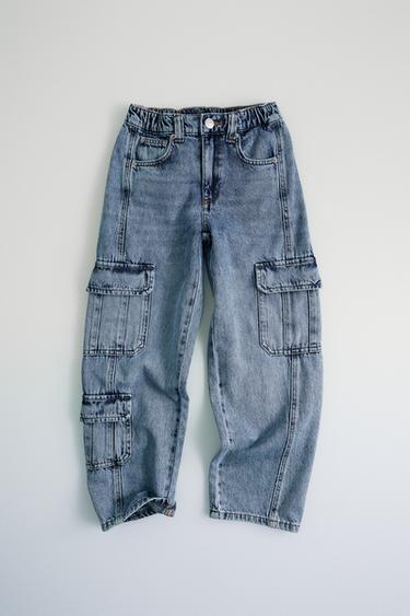 JEANS MULTICARGO - Azul de Zara