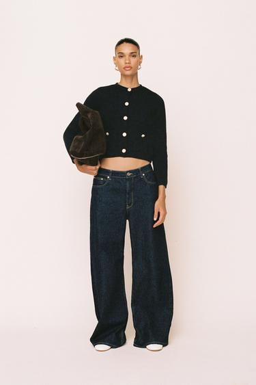 Z1975 HIGH-WAIST WIDE-LEG JEANS - Blue by Zara - Image 0