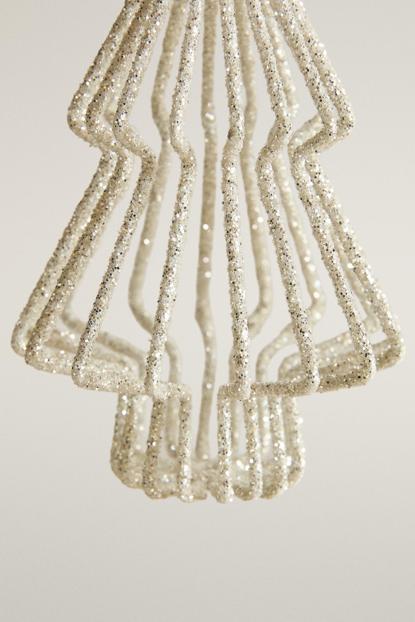 Ёлочные украшения Zara Fir Tree Christmas Ornament, цвет: Серебряный — фото 3