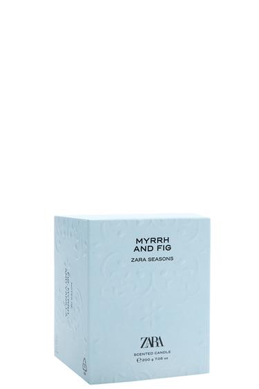 MYRRH AND FIG SCENTED CANDLE 200G — TINTED LEATHER 2