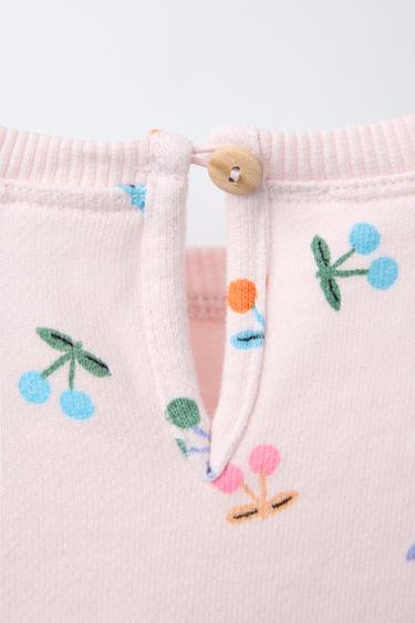 SWEAT IMPRIMÉ CERISES - Rose de Zara - Image 2