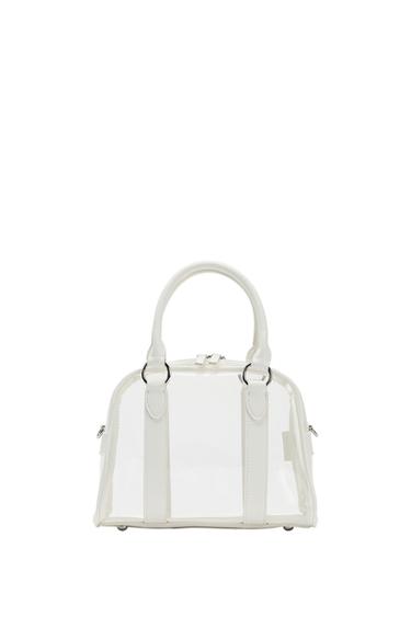 Zara TRANSPARENT CROSSBODY BAG - 