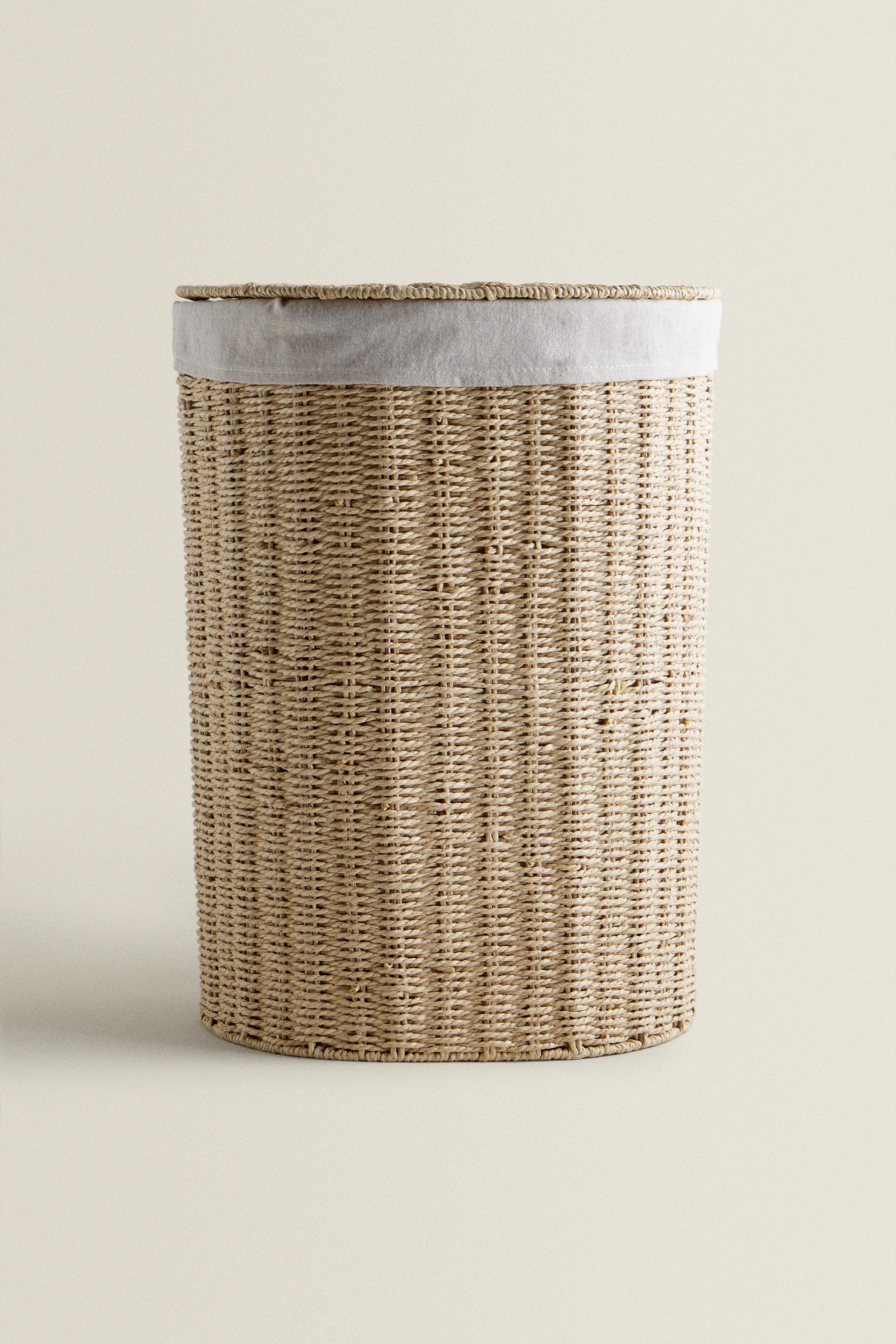 zara home カゴ バスケット 編み込み | Zara Home 日本/Japan