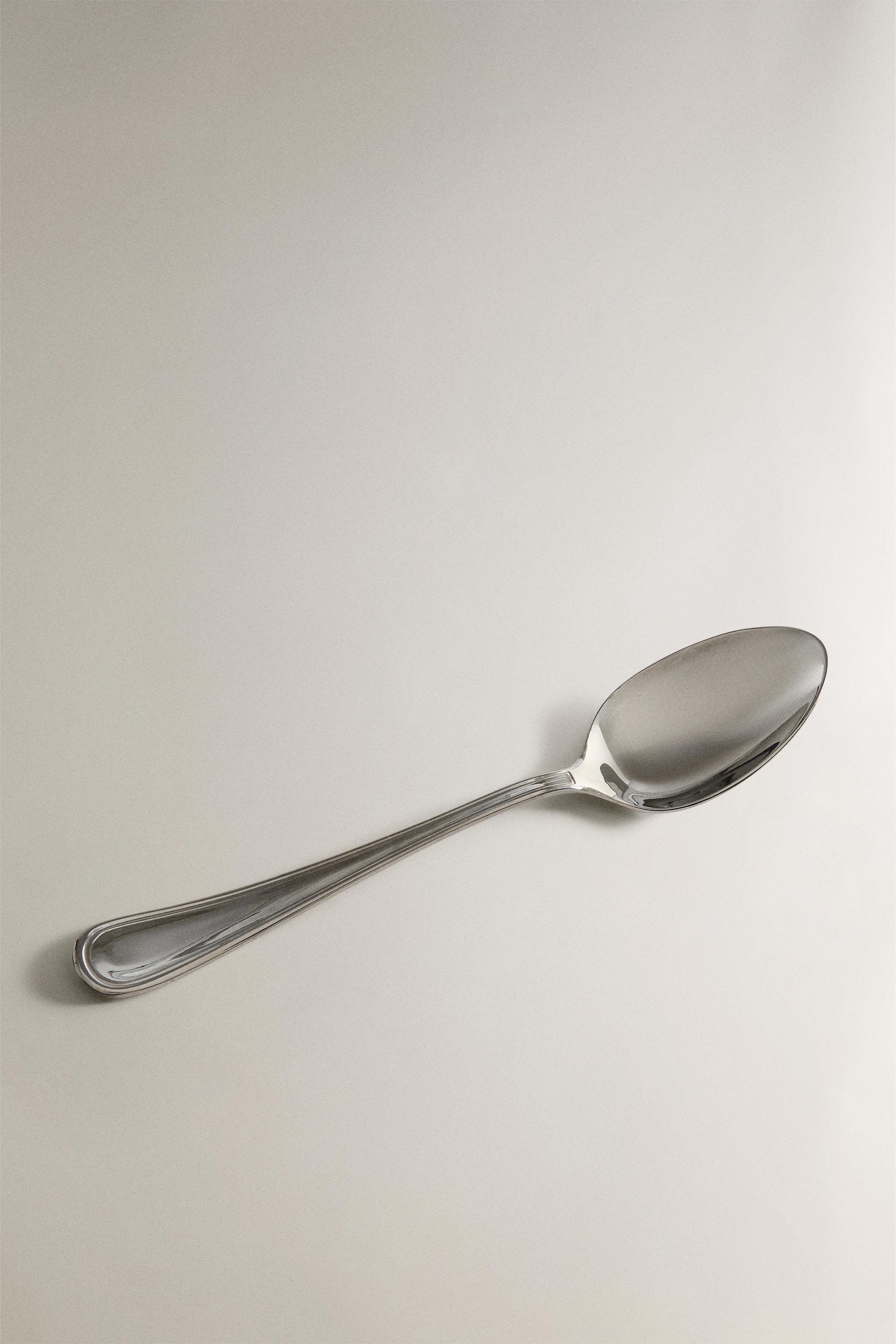 POLISHED STEEL SPOON