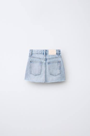 DENIM SKIRT - Light blue by Zara - Image 1