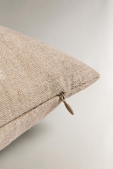 HOUSSE DE COUSSIN FLEURS - Beige clair de Zara - Image 4