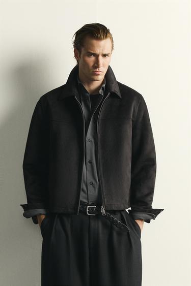 CHAMARRA RELAX FIT ANTELINA - Negro de Zara