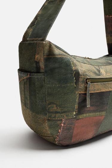 DENIM PRINT SHOULDER BAG - Multicoloured by Zara - Image 2