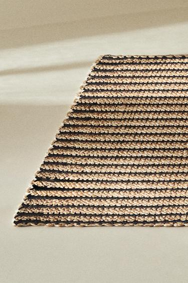 TAPPETO IUTA ANTISCIVOLO - Nero di Zara