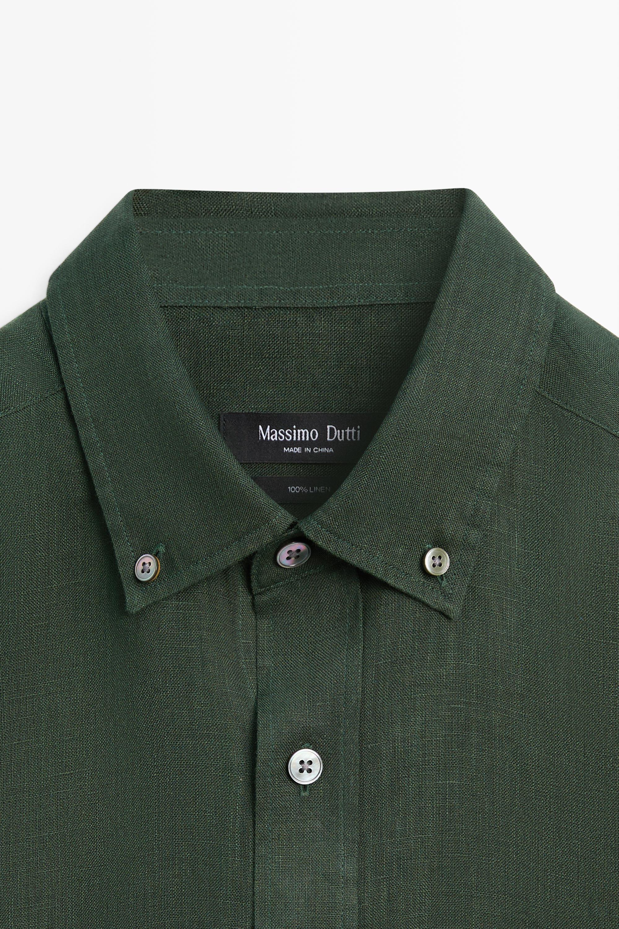 Chemise regular fit 100 % lin