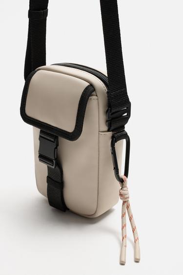 SAC BANDOULIÈRE EFFET GOMME - Blanc ivoire de Zara - Image 4