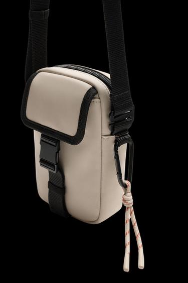 BANDOLERA ENGOMADA - Blanco Hueso de Zara
